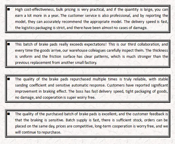 Disc brake pads for GS125 GN125 motorcycle